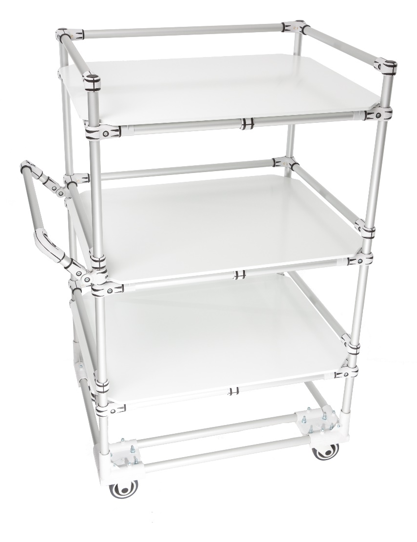 Chariot Graphit® — structure allégée, 3 niveaux